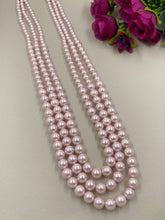 Real Rose Gold Color Layered Shell Pearl Beads Necklace For Men And Women By Gehna Shop Beads Jewellery